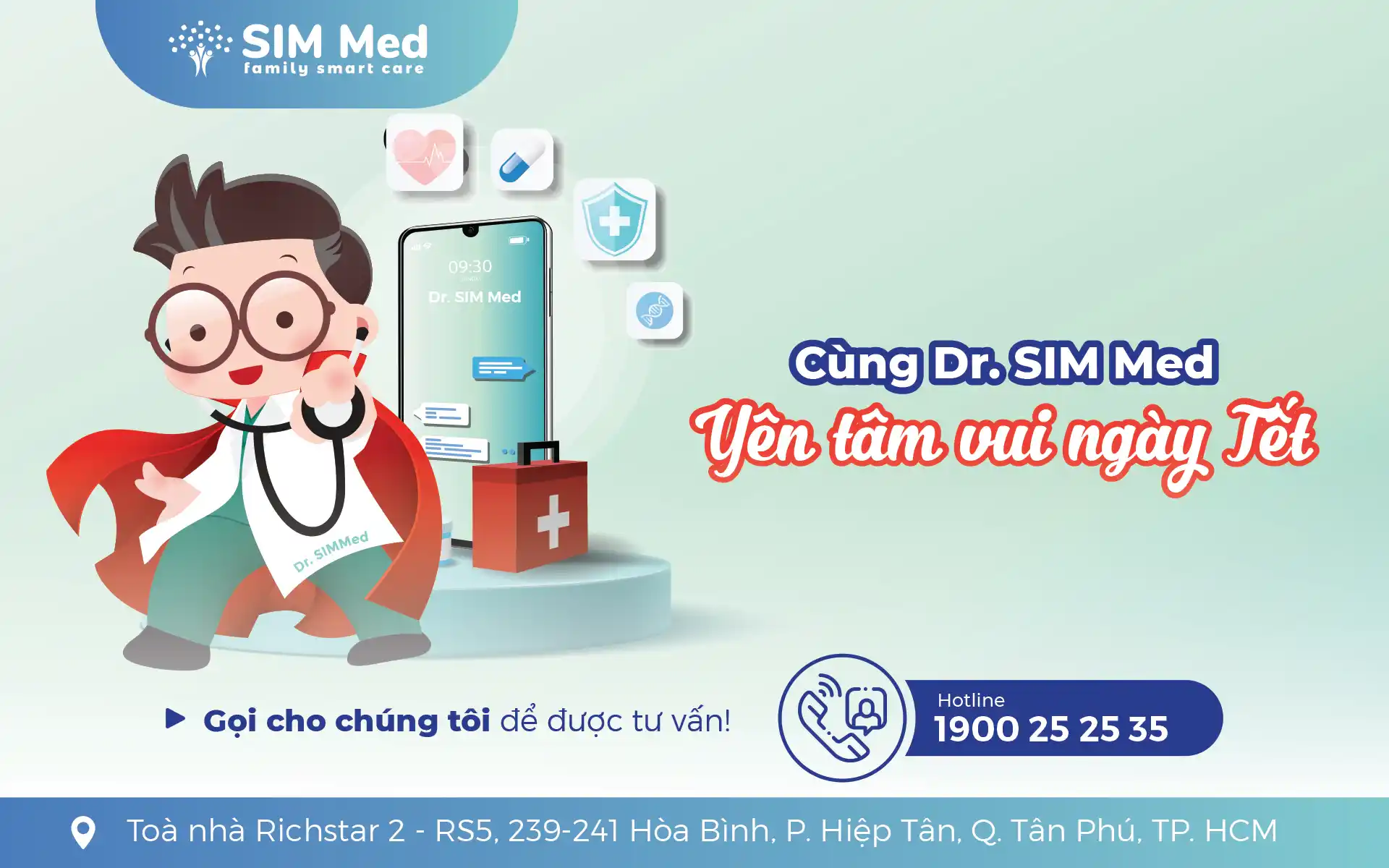 Cùng Dr SIM Med yên tâm vui ngày tết